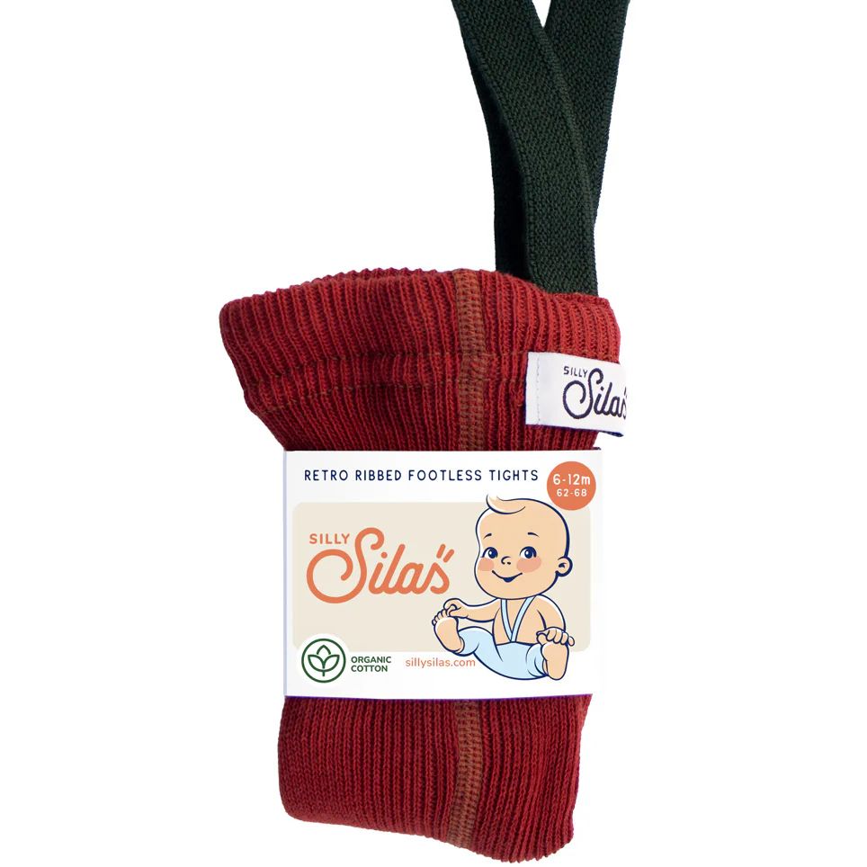 Chistmas edition Колготки с открытыми стопами Maple leaf x Dark forest green от Silly silas (Швеция)