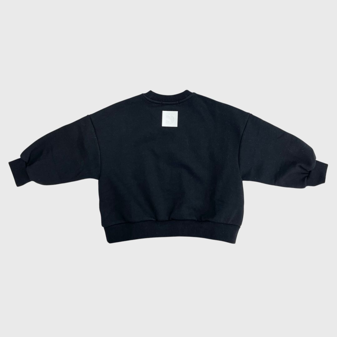 Черный толстовка