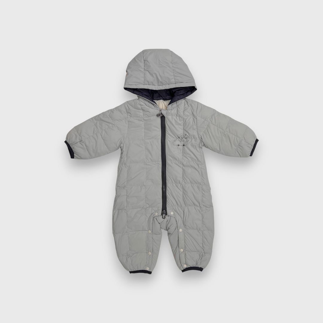 Серый зимний комбинезон для малышей