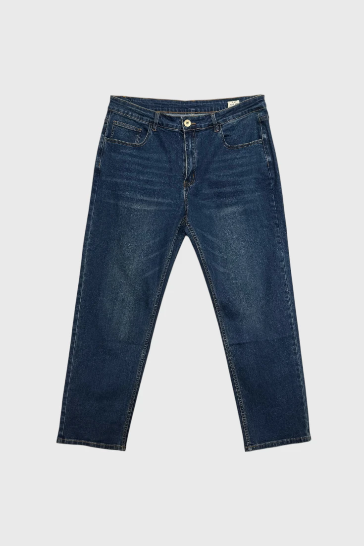 Ретро-синие джинсы