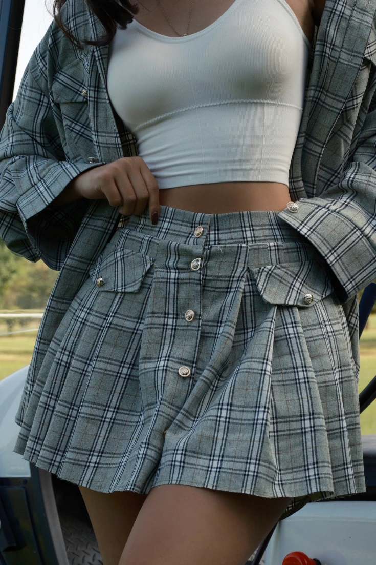 "Debutante" Pistachio Two-Piece Set