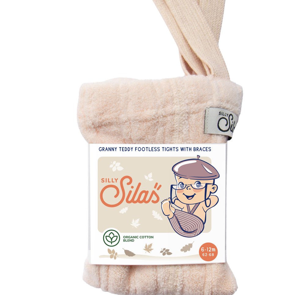 Granny Teddy Silky Peach Footless от Silly sillas (Швеция)