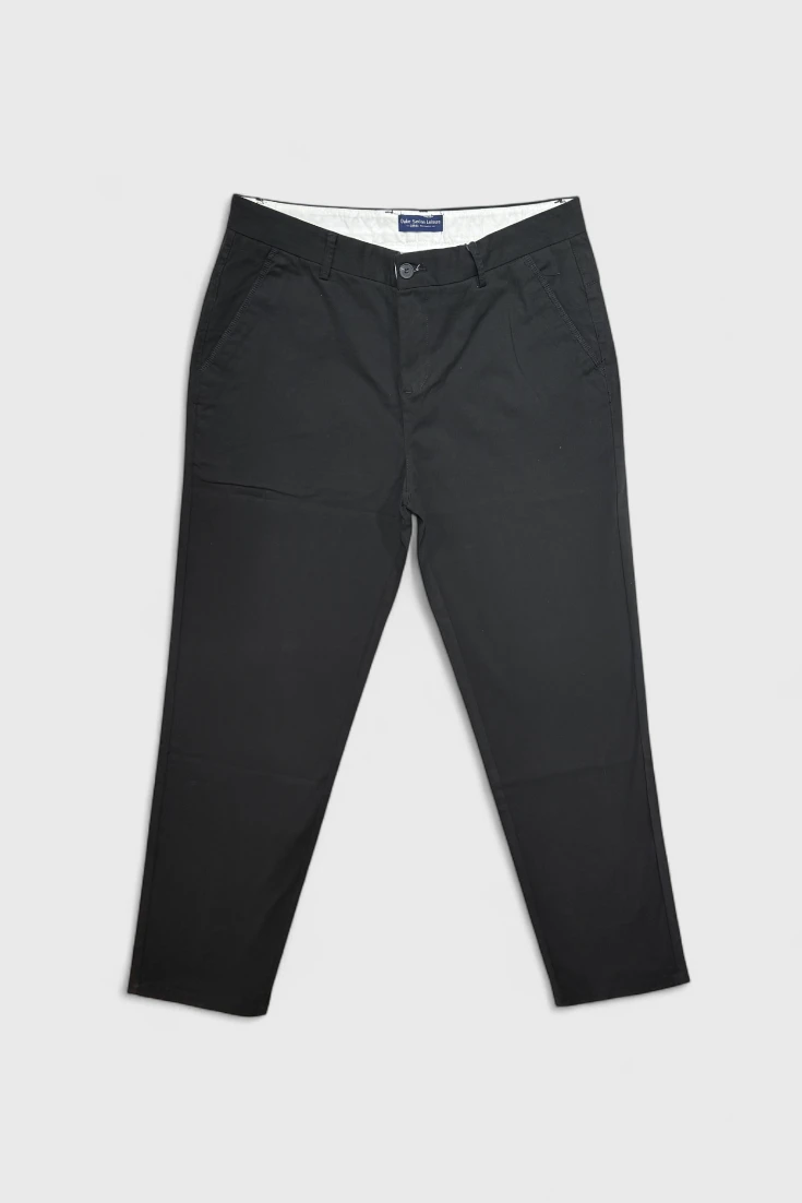 Черные брюки слаксы Duke
