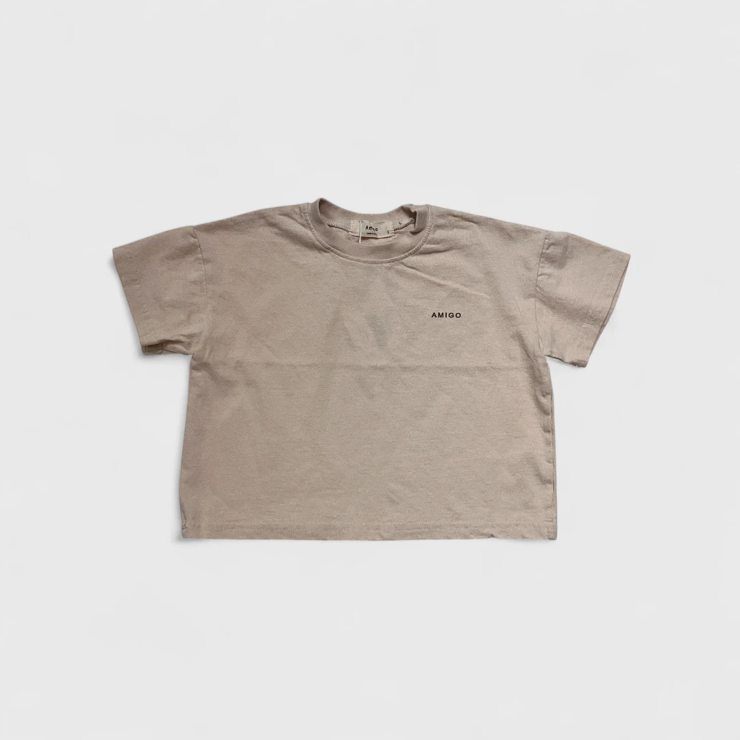 Бежевая футболка AMIGO