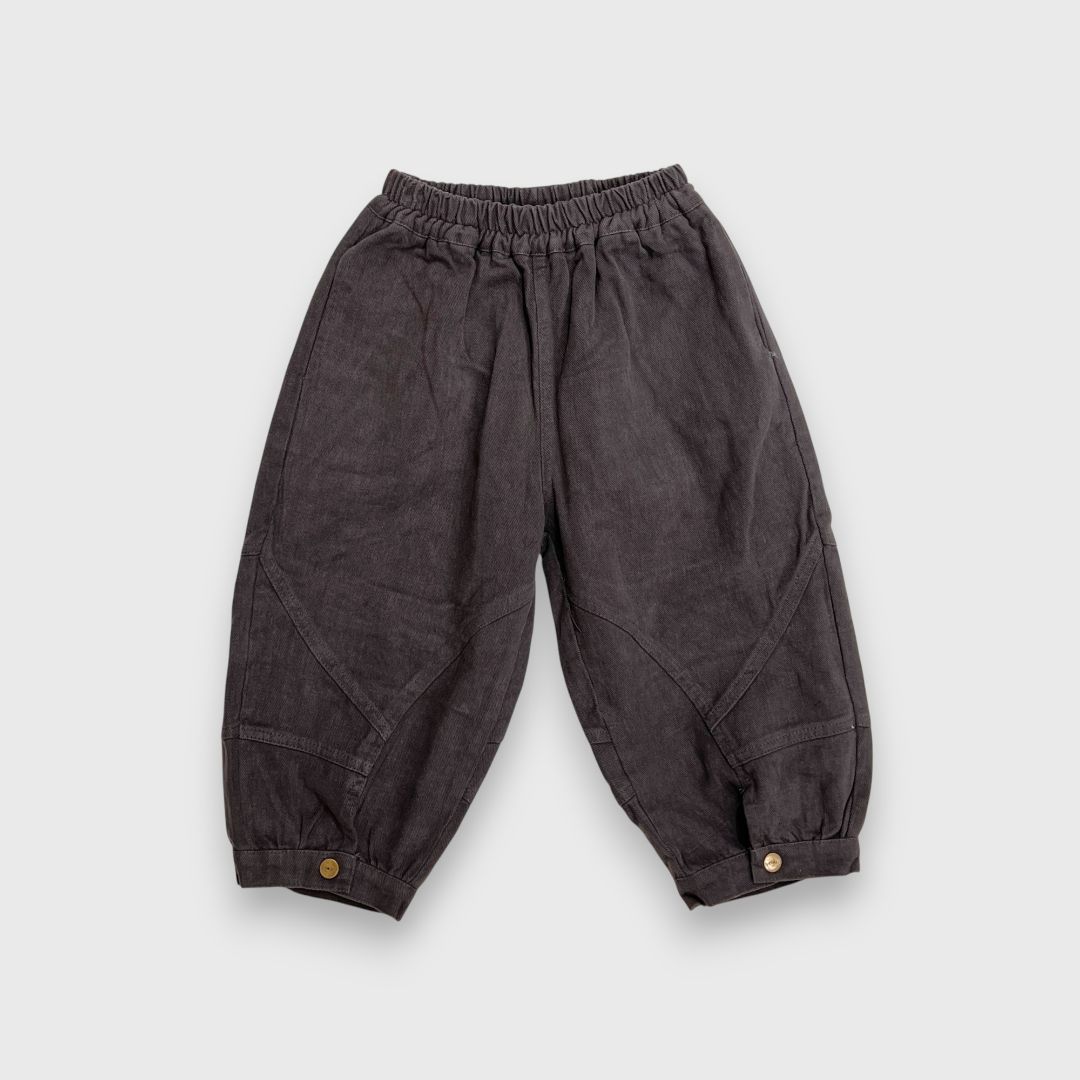 Серые брюки из хлопка