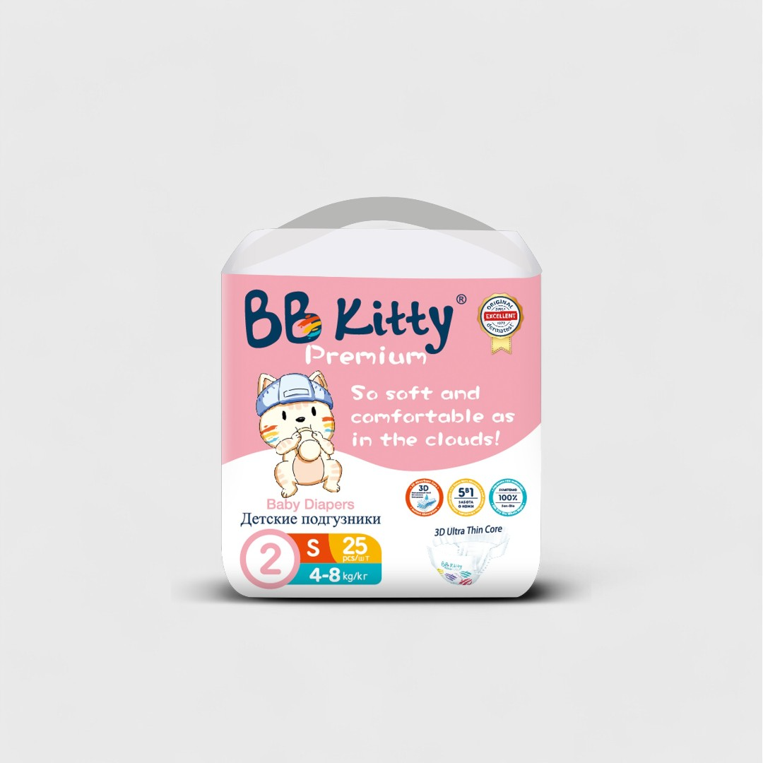 BB Kitty Premium MINI 2 S 4-8кг, 25 шт