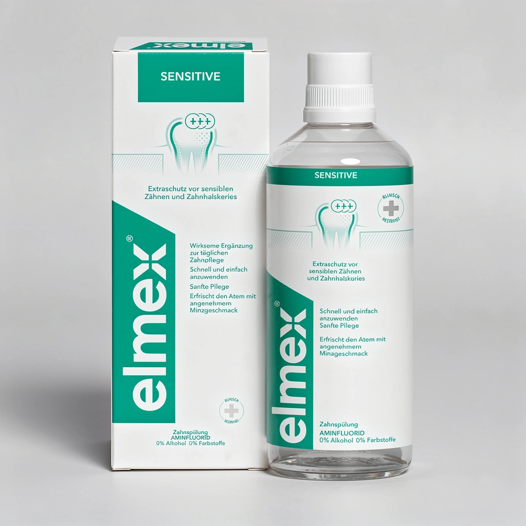 ОПОЛАСКИВАТЕЛЬ ELMEX SENSITIVE ДЛЯ ЧУВСТВИТЕЛЬНЫХ ЗУБОВ, 400 МЛ