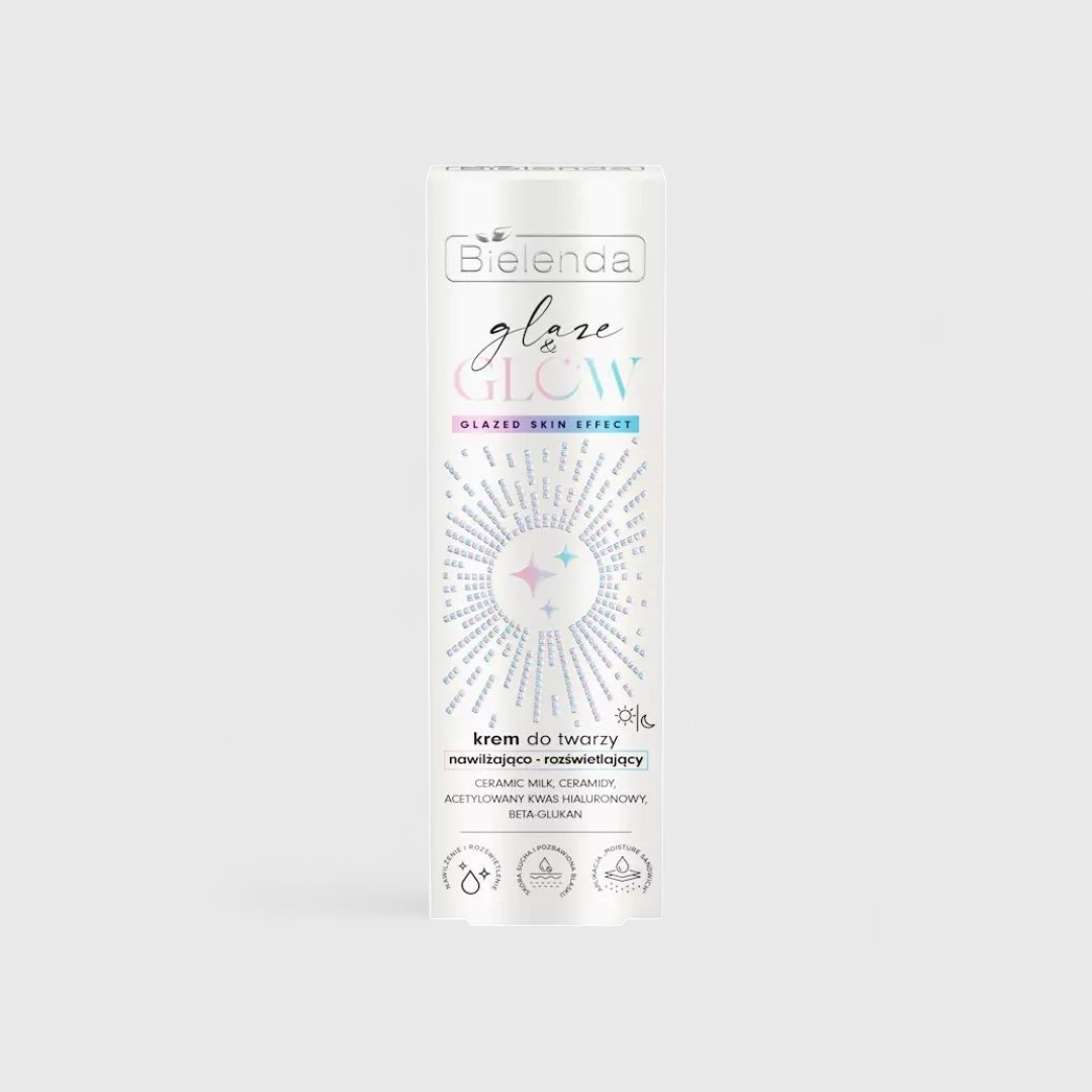Осветляющий крем с эффектом глазурованной кожи Bielenda Glaze & Glow