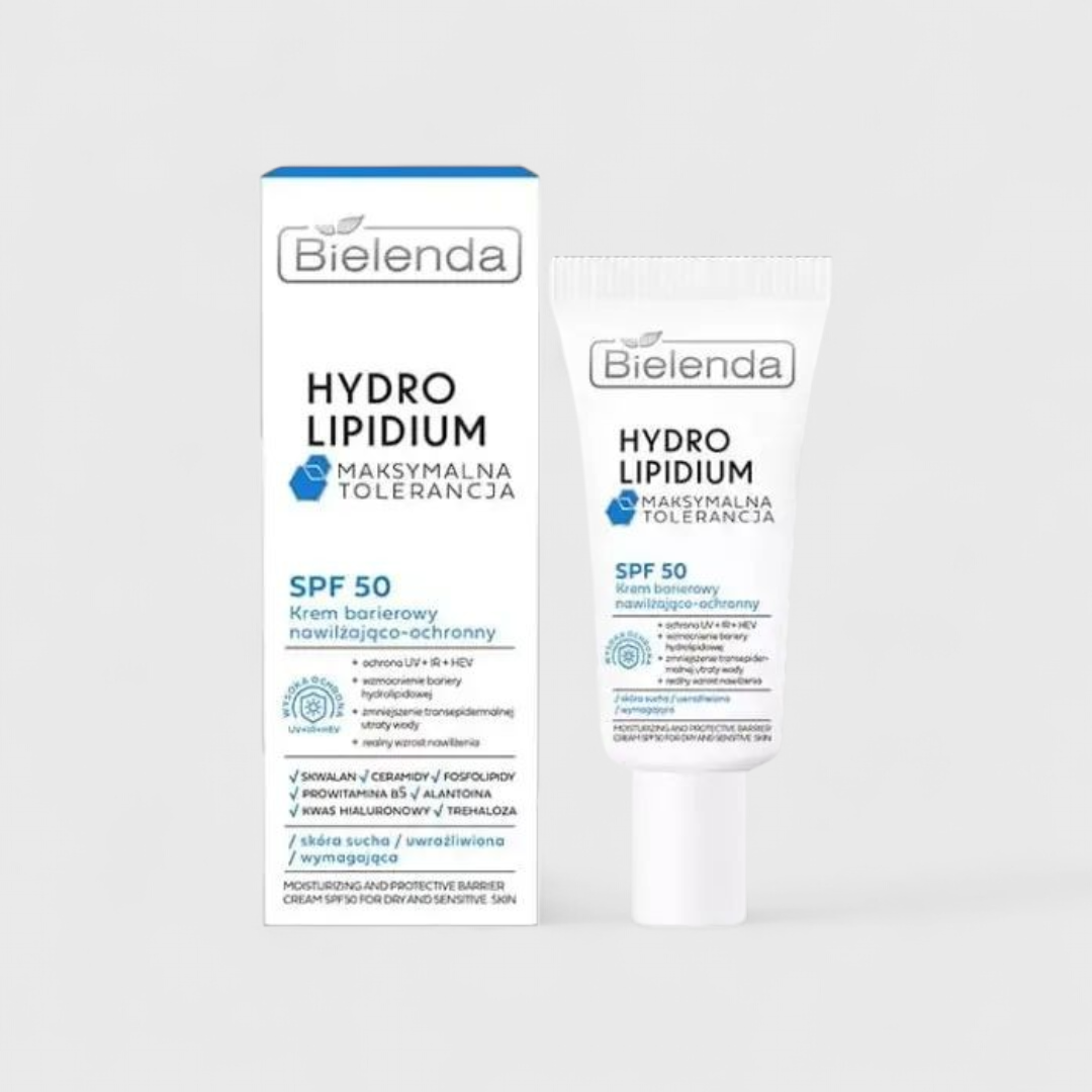 Увлажняющий и защитный барьерный крем SPF50 от Bielenda