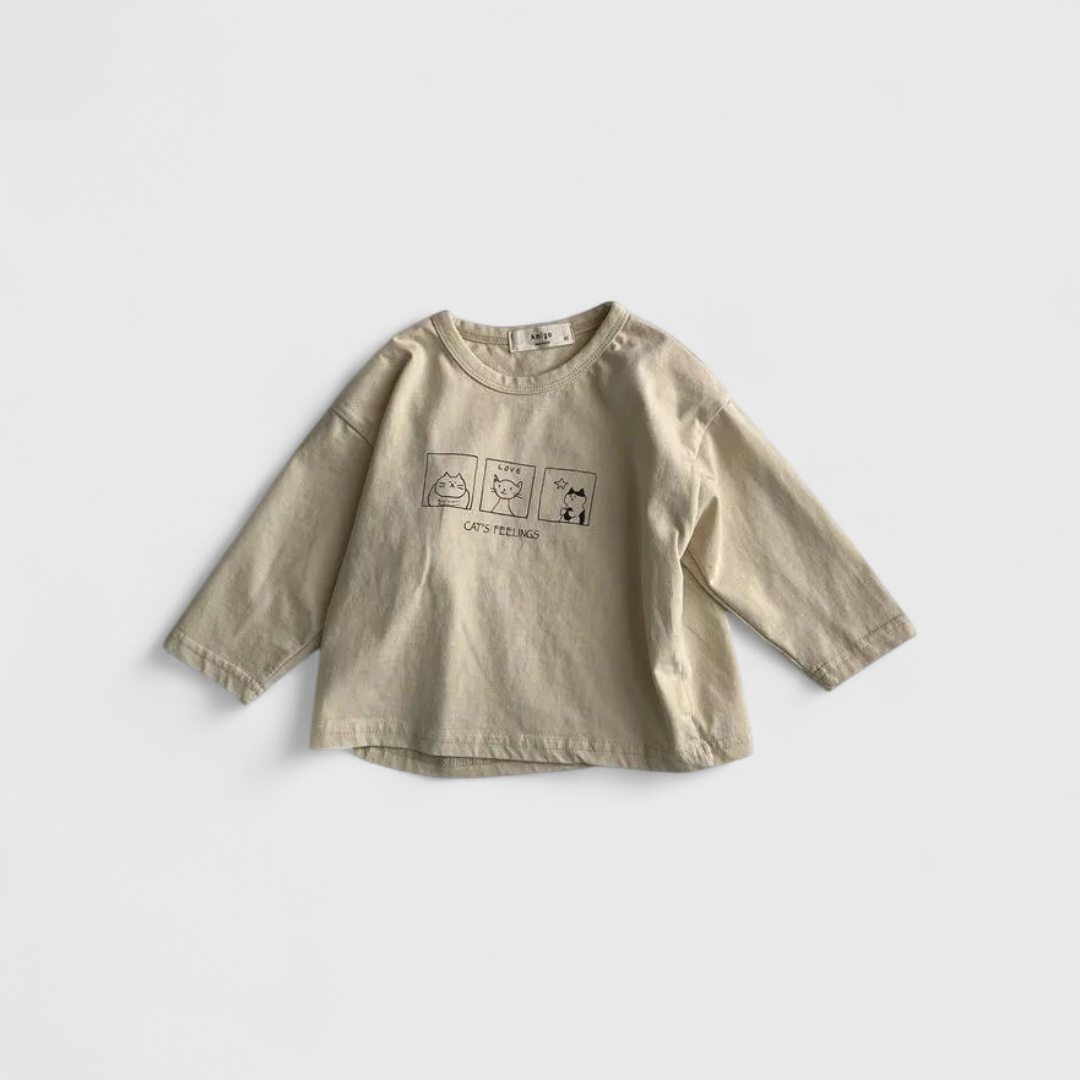 Бежевый лонгслив