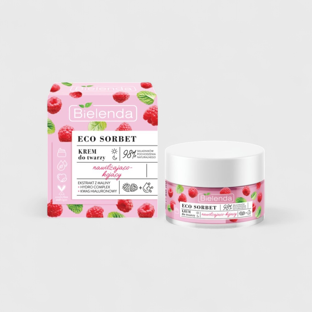 Увлажнющий крем с Малиной Bielenda