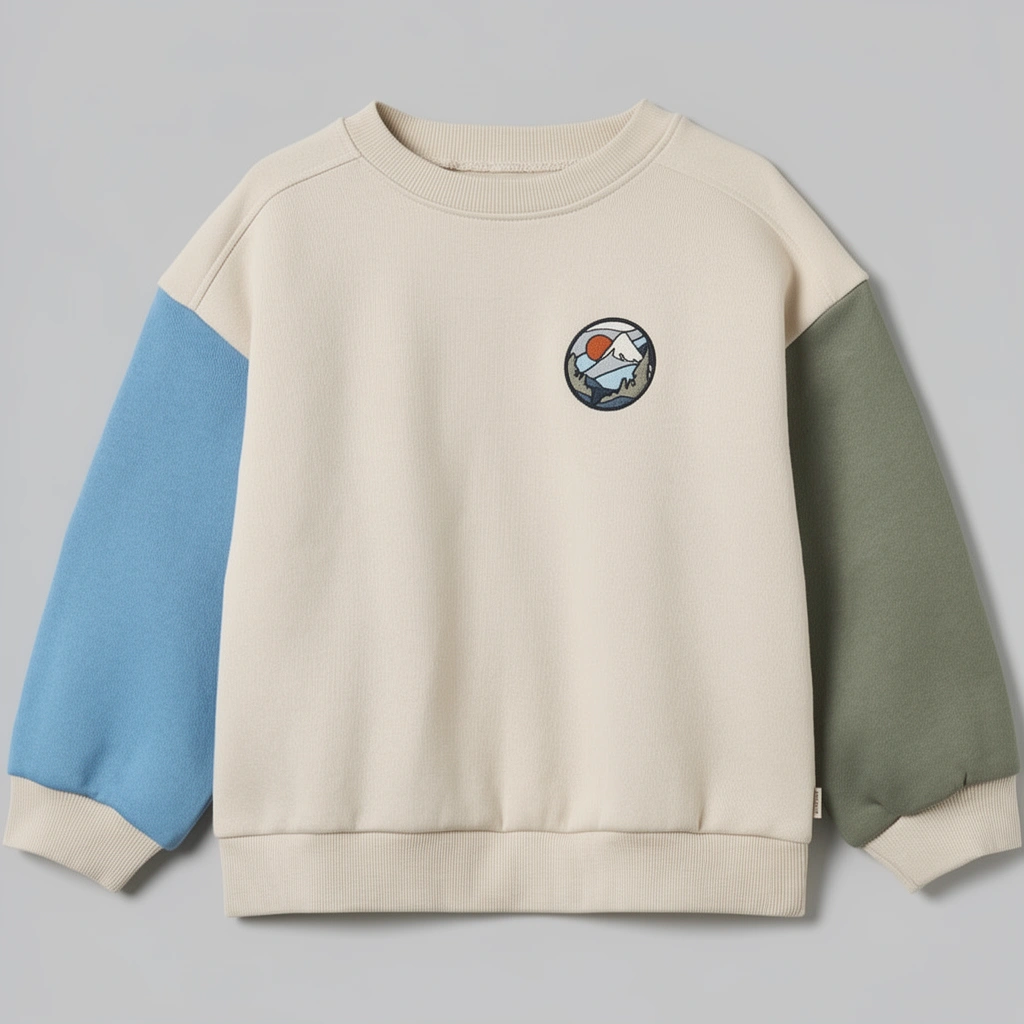 Кремовый свитшот  с начесом Wheat ( Дания)