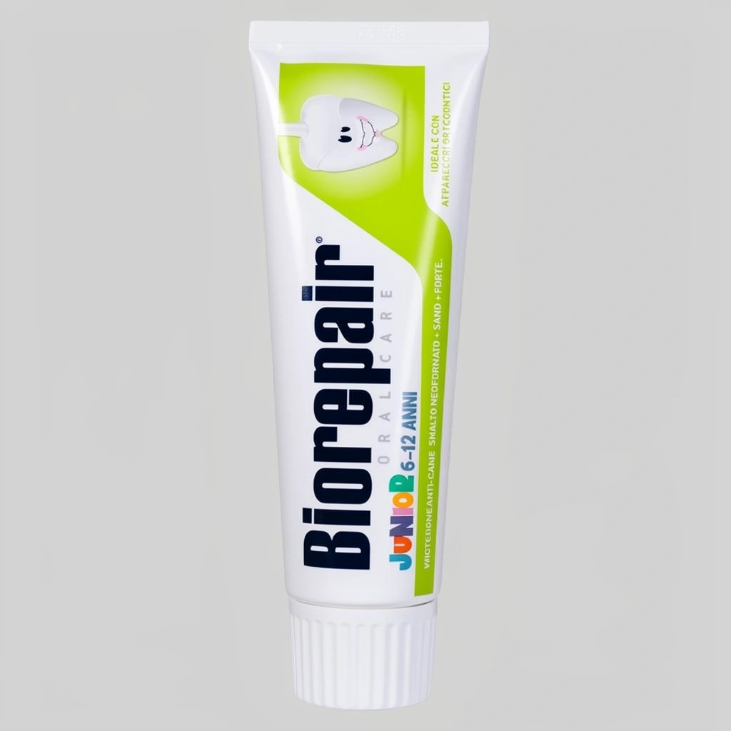 ЗУБНАЯ ПАСТА BIOREPAIR JUNIOR 6-12 лет, мини версия 15 мл