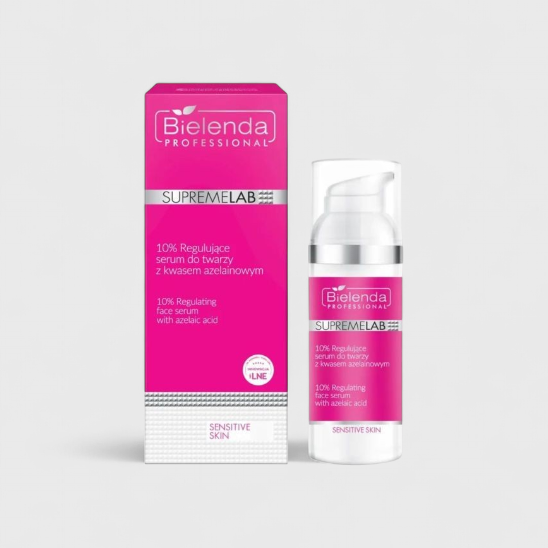 Восстанавливающая сыворотка для лица с Азелаиновой кислотой 10%, 50 мл Bielenda SupremeLab