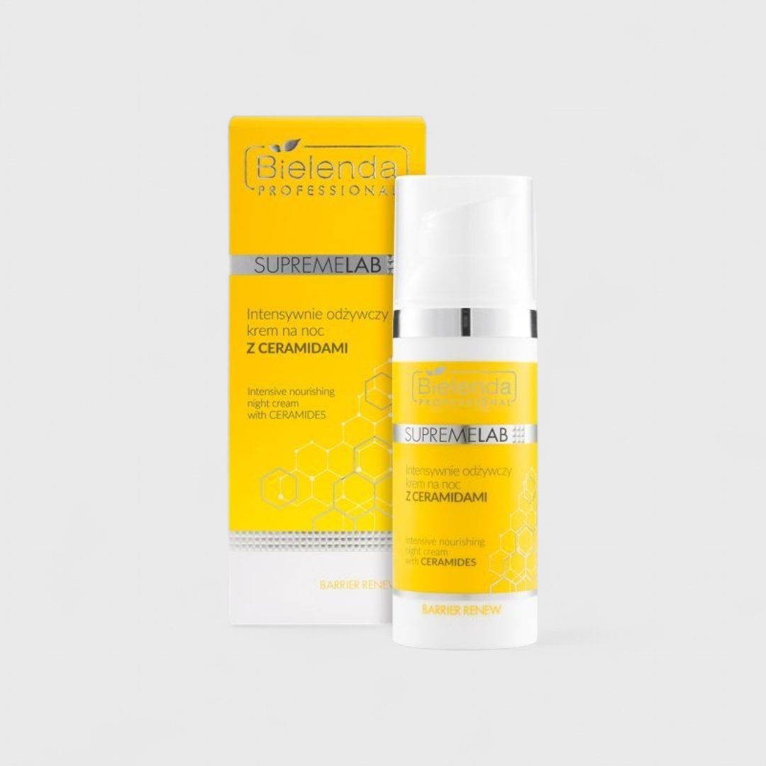 Интенсивно питательный ночной крем с керамидами, 50 мл Bielenda SupremeLab