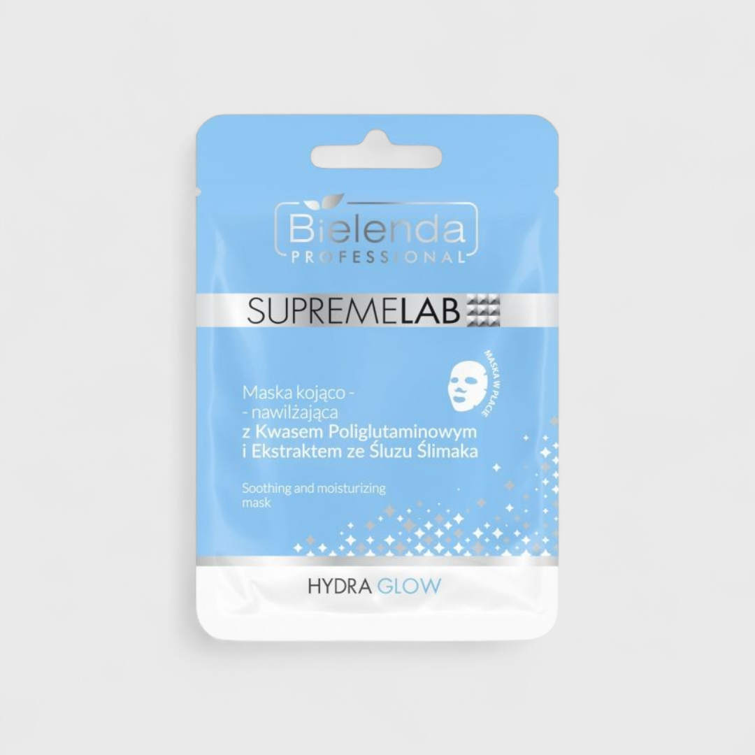 Тканевая маска с Муцином улитки Bielenda Hydra Glow