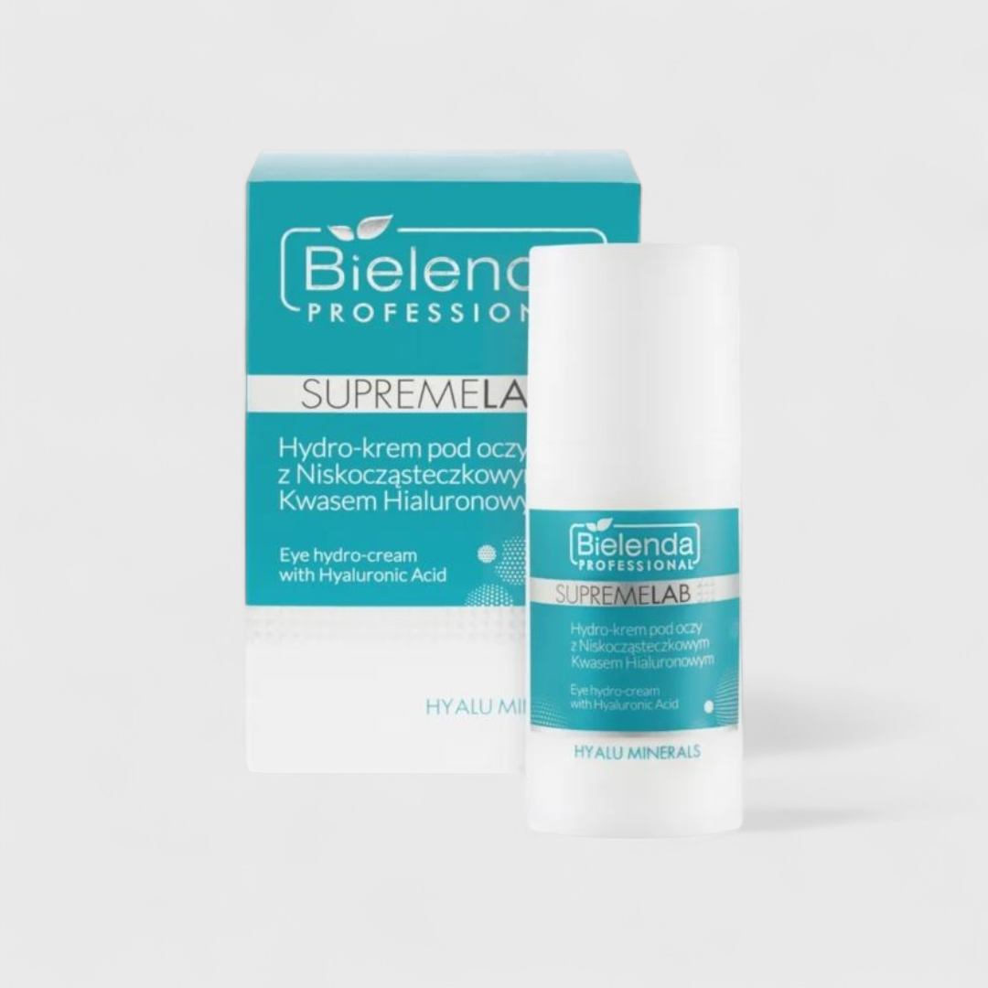 Гидро-крем для глаз с гиалуроновой кислотой, 15 мл Bielenda Supremelab