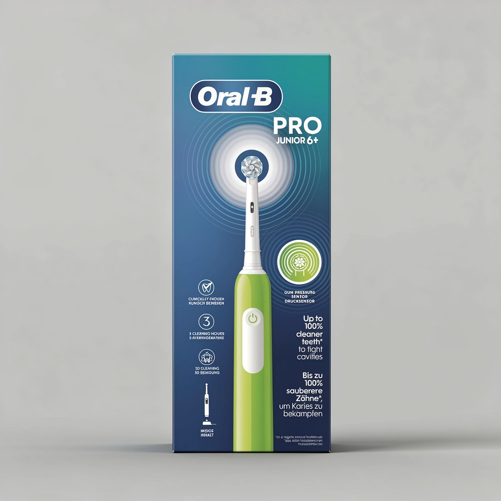 ДЕТСКАЯ ЭЛЕКТРОЩЕТКА ORAL-B PRO 1 зеленая