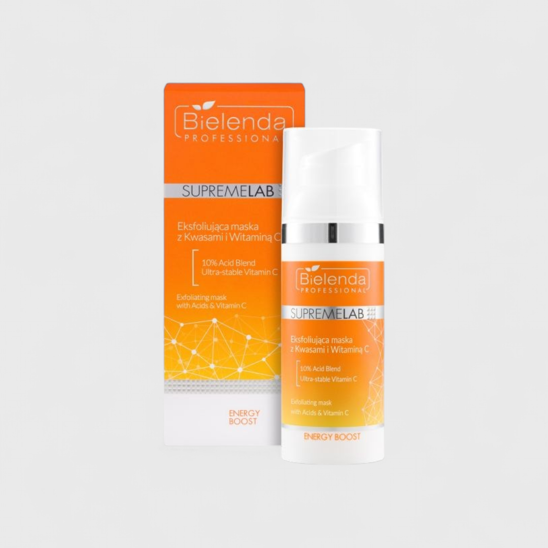 Отшелушивающая маска с кислотами и витамином С, 50 г Bielenda