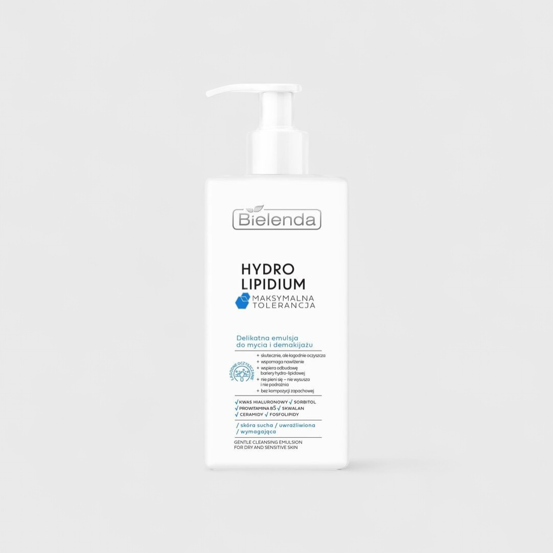 Деликатная эмульсия для демакияжа от Bielenda Hydro Lipidium