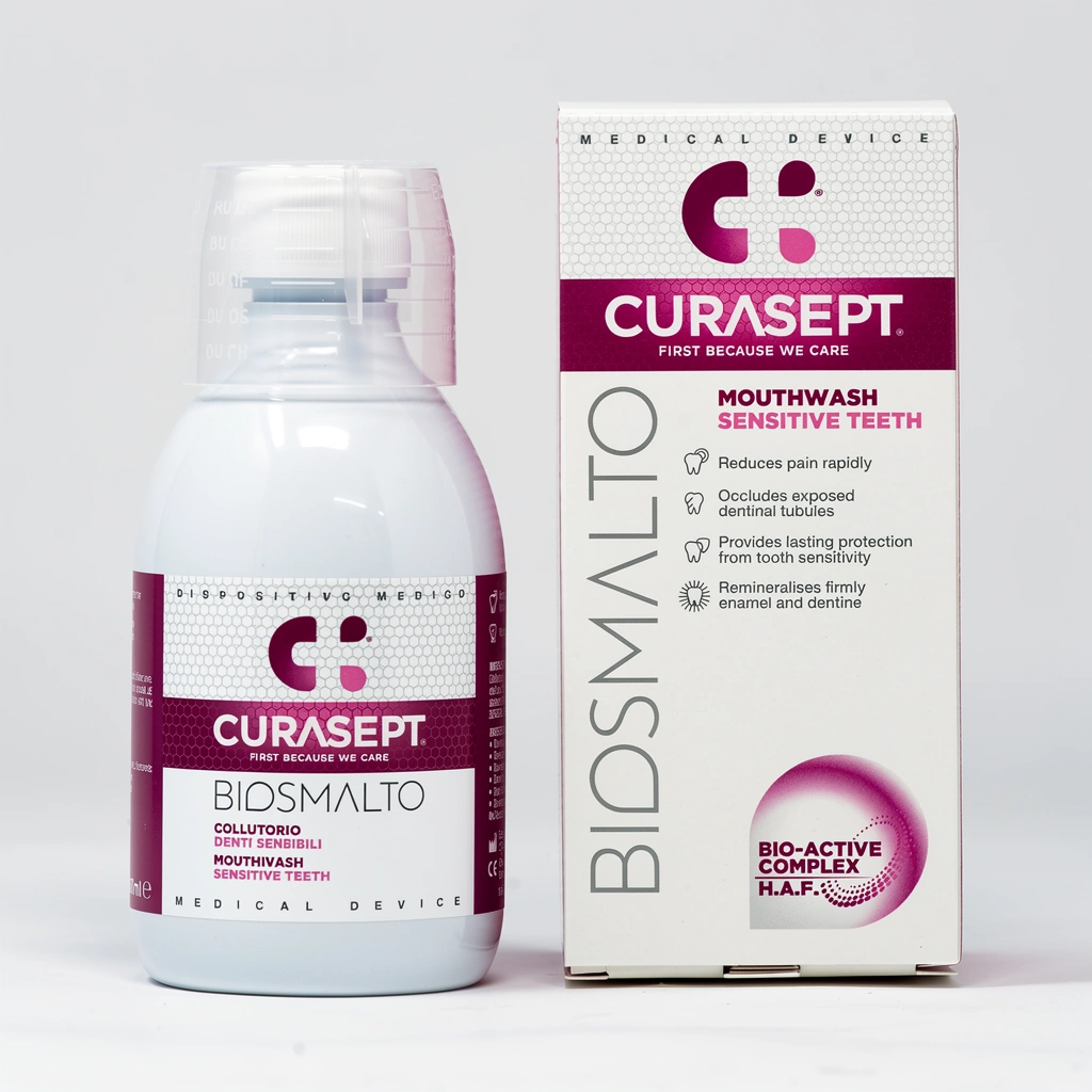 Ополаскиватель Biosmalto Caries, Sensitive Teeth (ремтерапия) 300 мл