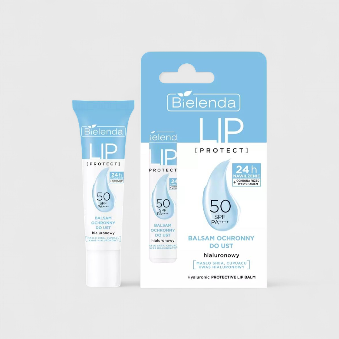 Защитный бальзам для губ с Гиалуроновой кислотой SPF 50 Bielenda