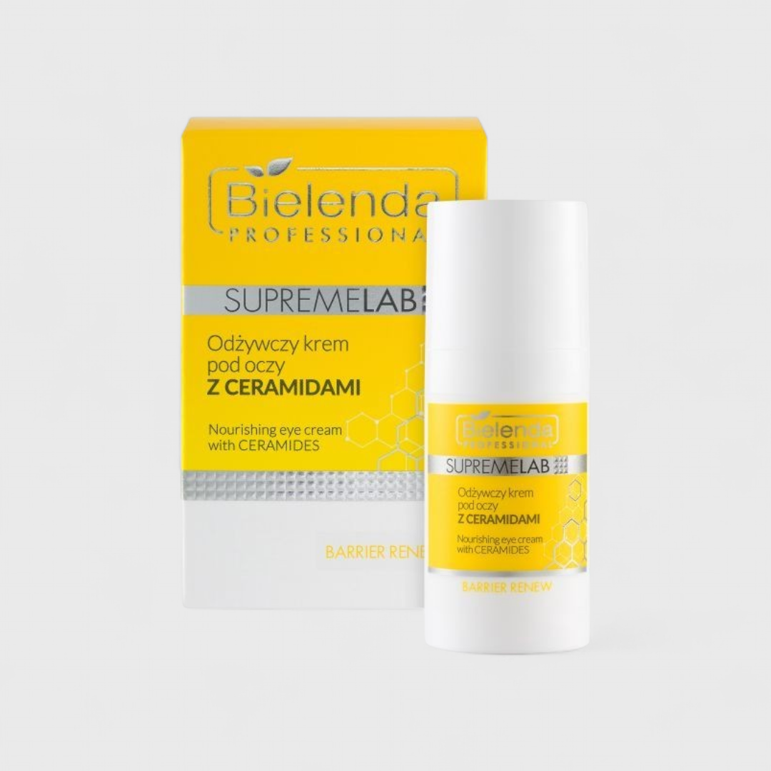 Питательный крем для глаз с керамидами, 15 мл Bielenda Supremelab