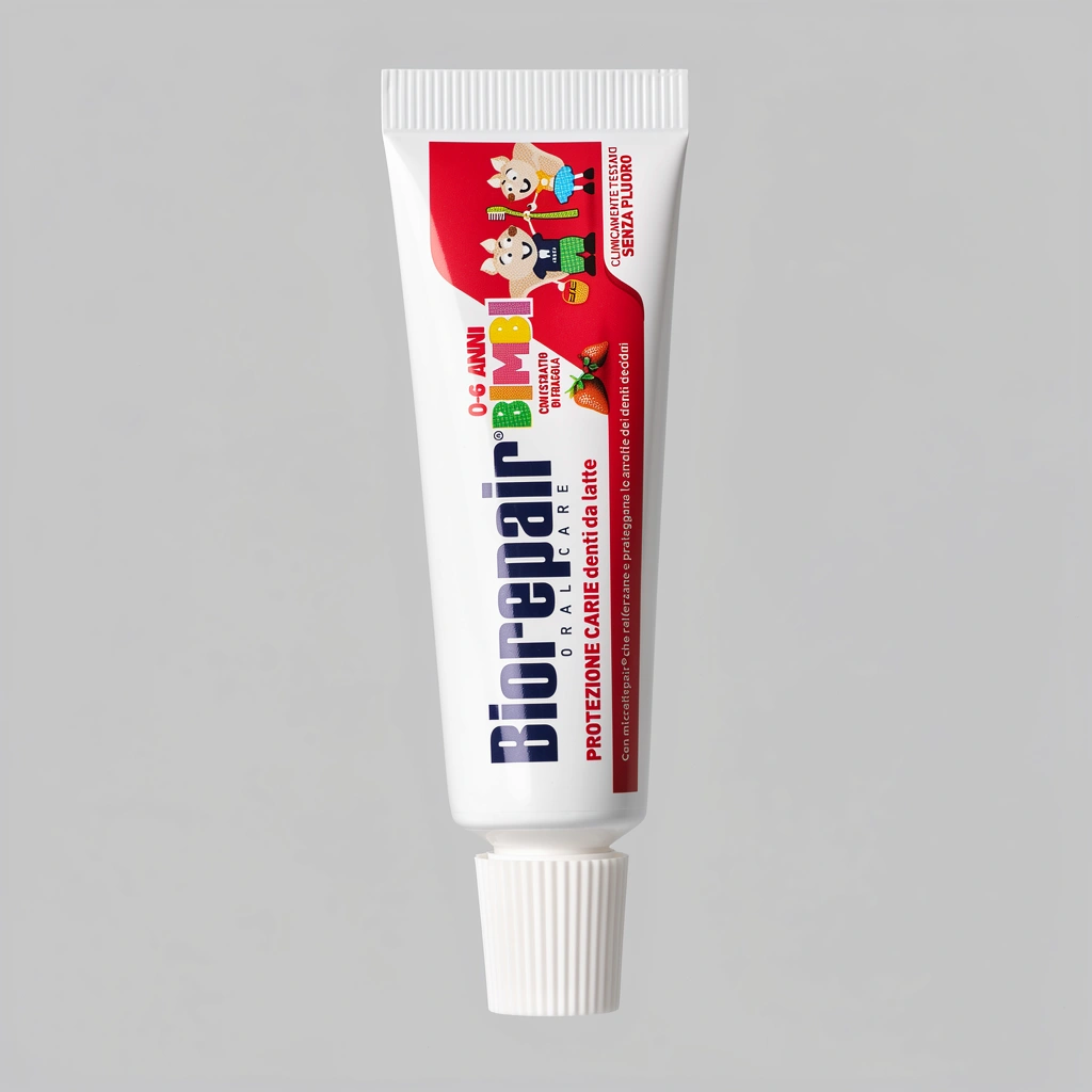 ЗУБНАЯ ПАСТА BIOREPAIR KIDS 0-6 лет, мини версия 10мл